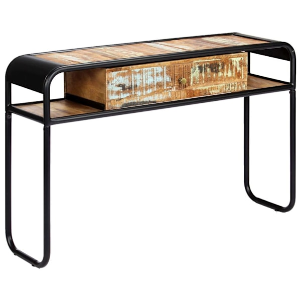 vidaXL Konsolbord 118x30x75 cm massivt återvunnet trä Brun