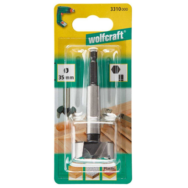 wolfcraft Wolfcraft Forstnerborrbit Stål 3310000