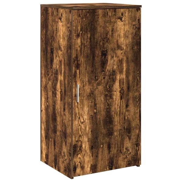 vidaXL Receptionsdisk rökfärgad ek 200x50x103,5 cm konstruerat trä Brun