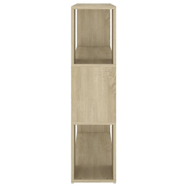 vidaXL Bokhylla Rumsavdelare sonoma-ek 100x24x94 cm Brun