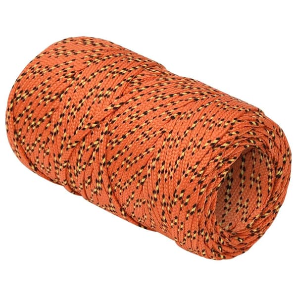 vidaXL Båtlina orange 2 mm 25 m polypropen