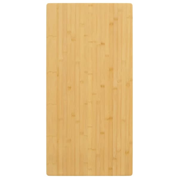 vidaXL Skärbräda 100x50x4 cm bambu Brun