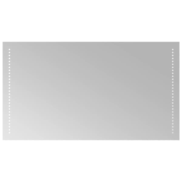 vidaXL Badrumsspegel LED 50x90 cm Transparent