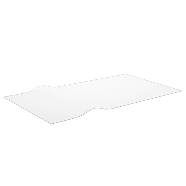 vidaXL Bordsskydd matt 200x100 cm 2 mm PVC Transparent