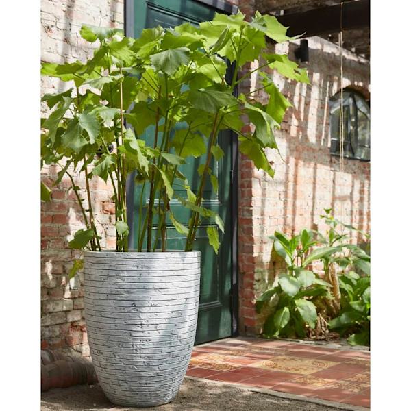 Capi Vas Nature Row elegant låg 46x58 cm elfenben KRWI783 Vit
