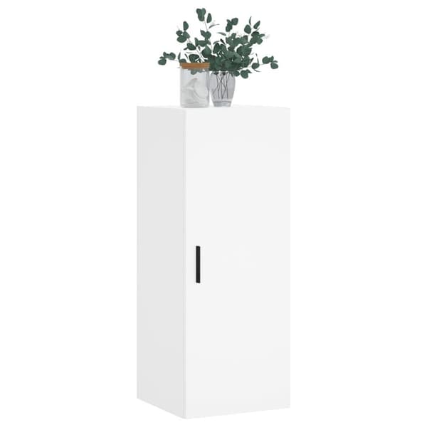 vidaXL Väggskåp vit 34,5x34x90 cm Vit