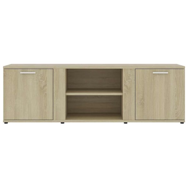 vidaXL TV-bänk sonoma-ek 120x34x37 cm konstruerat trä Brun