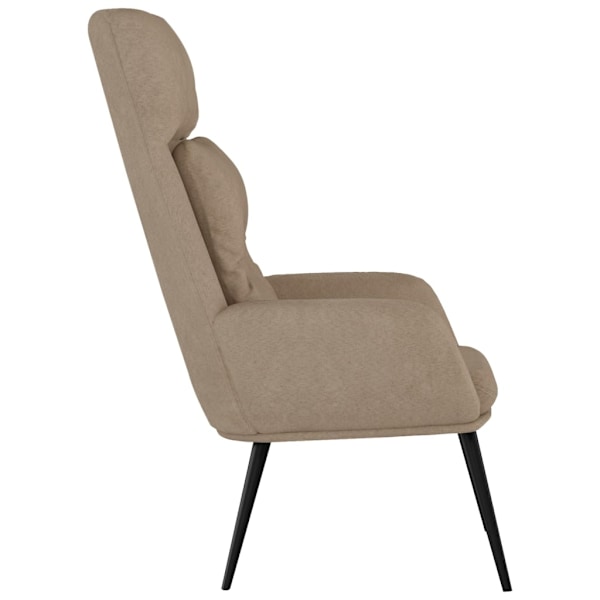 vidaXL Vilstol taupe konstmocka Taupe