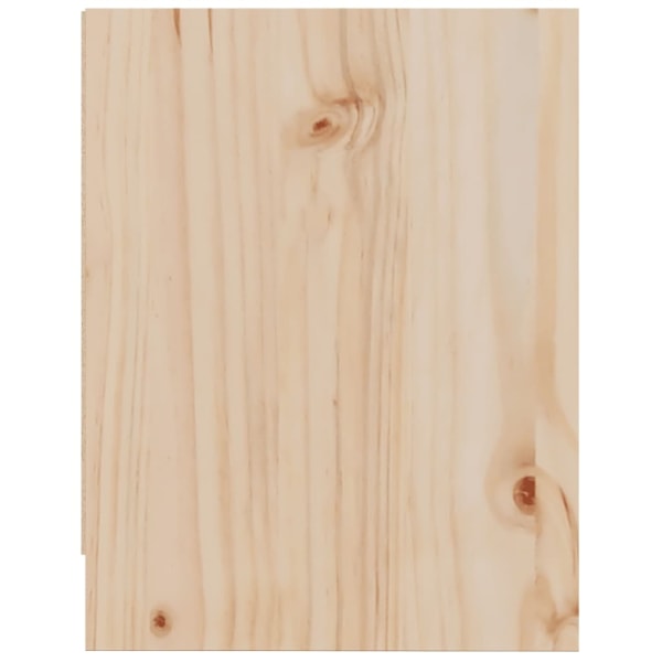 vidaXL Sängbord 2 st 40x30,5x40 cm massiv furu Brun