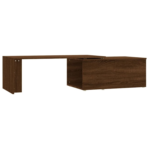 vidaXL Soffbord Brun ek 150x50x35 cm konstruerat trä Brun