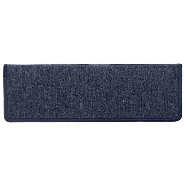 vidaXL Trappstegsmattor 15 st 65x25 cm grå och blå multifärg
