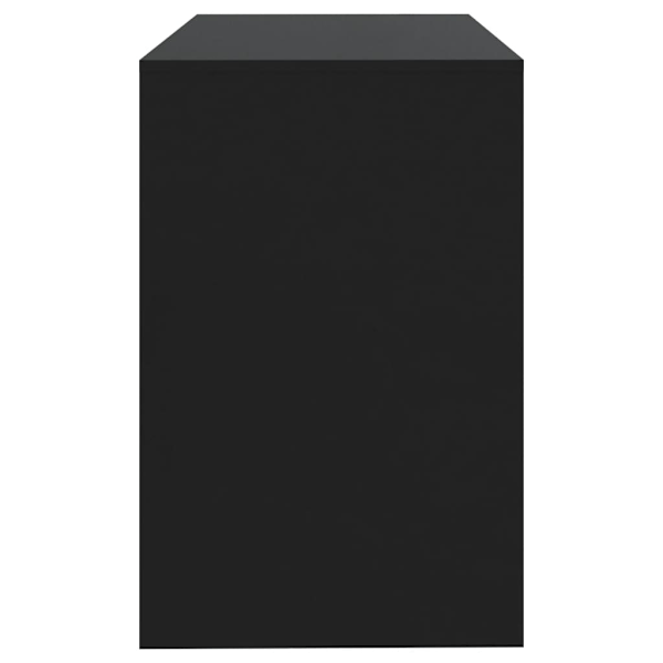 vidaXL Skrivbord svart 101x50x76,5 cm konstruerat trä Svart