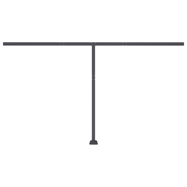 vidaXL Fristående markis automatisk 400x300cm gul/vit Gul