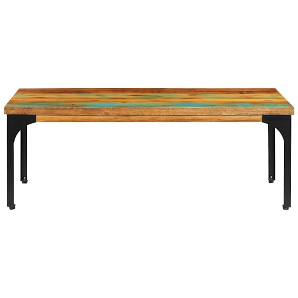 vidaXL Soffbord 100x60x35 cm massivt återvunnet trä Brun