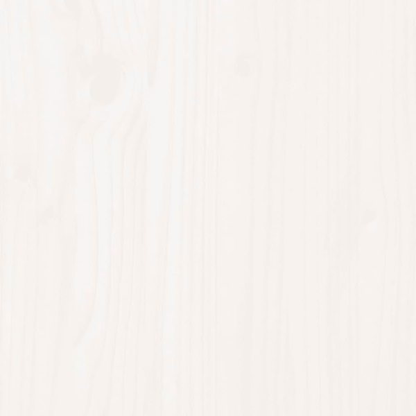 vidaXL Odlingslåda med hylla vit 82,5x34,5x81 cm massiv furu Vit