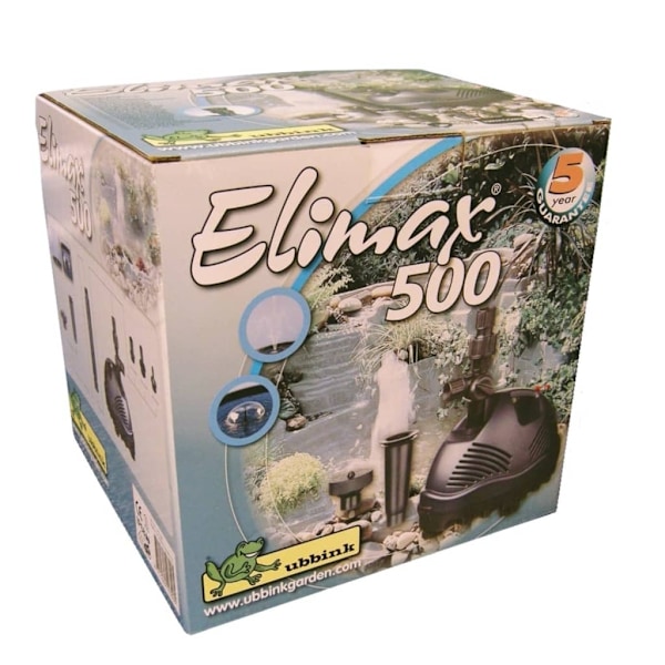 Ubbink Elimax 500 fontänpump 1351300 Svart