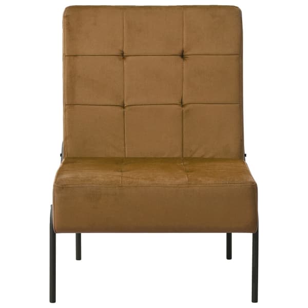 vidaXL Avkopplingsstol 65x79x87 cm brun sammet Brun