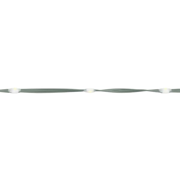 vidaXL LED julgran med spikar 570 LED varmvit 300 cm Vit