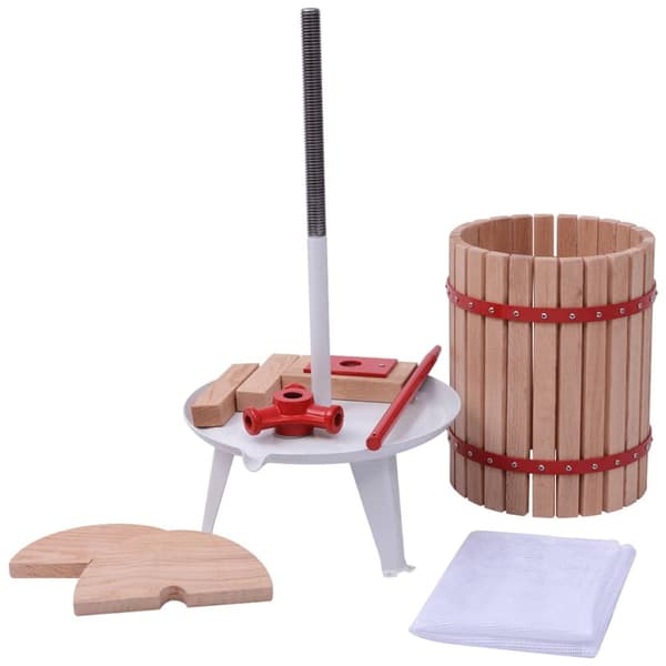 vidaXL Frukt- och vinpress 18 L