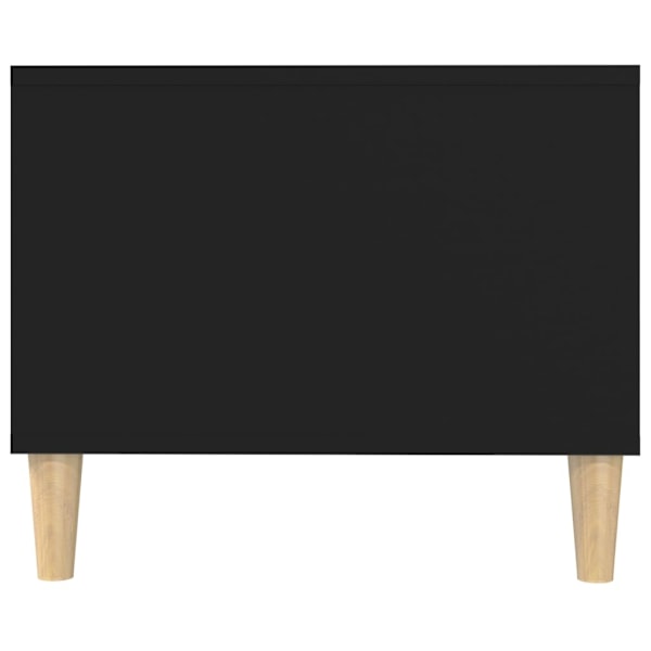 vidaXL Soffbord svart 102x50x40 cm konstruerat trä Svart
