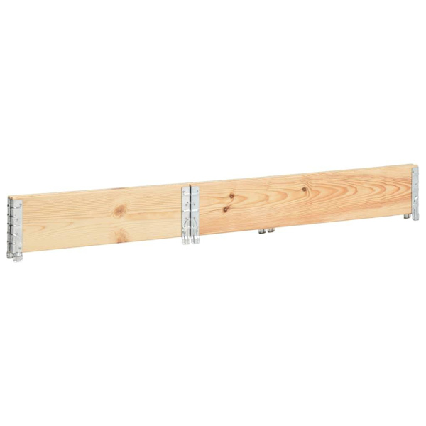 vidaXL Pallkrage 50x100 cm massiv furu Brun