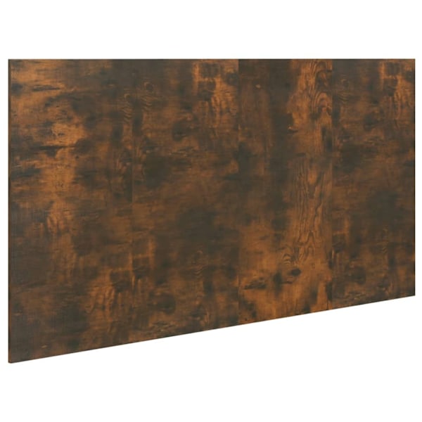 vidaXL Sänggavel rökfärgad ek 160x1,5x80 cm konstruerat trä Brun