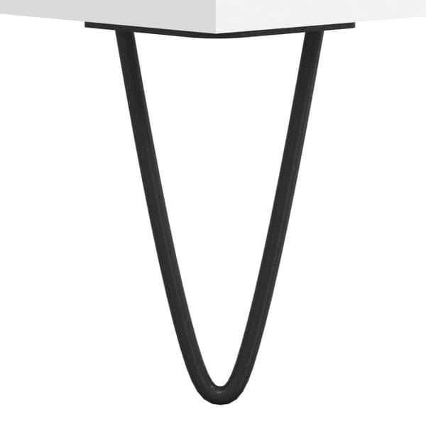 vidaXL Byrå vit 40x35x70 cm konstruerat trä Vit