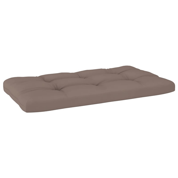 vidaXL Mittensektion till pallsoffa vit impregnerad furu Vit
