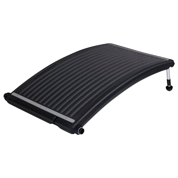 vidaXL Rundad solpanel för pool 110x65 cm Svart
