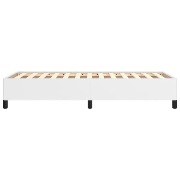 vidaXL Sängram vit 100x200 cm konstläder Vit
