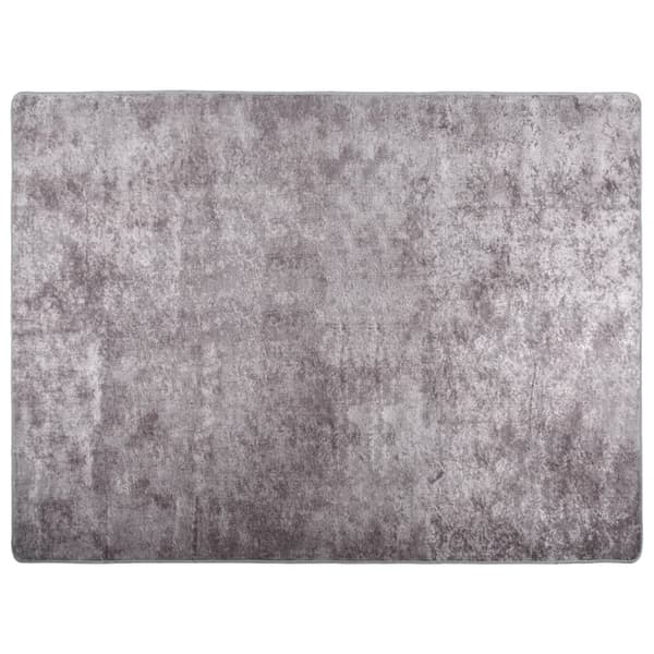vidaXL Matta tvättbar grå 400x300 cm Grå