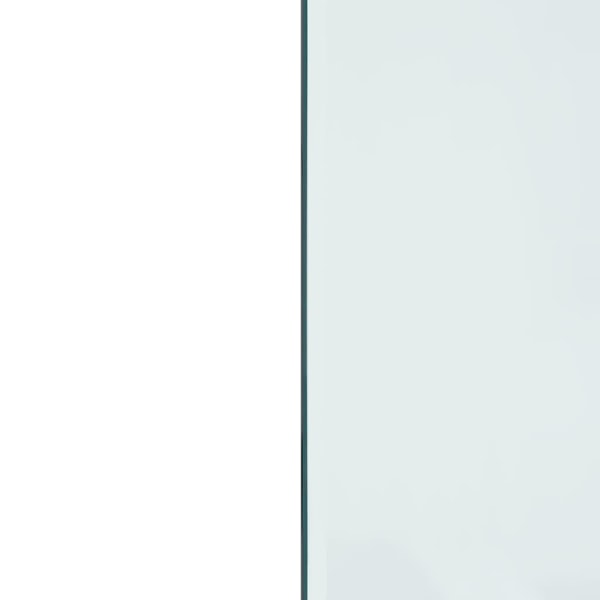 vidaXL Glasskiva för öppen spis rektangulär 120x50 cm