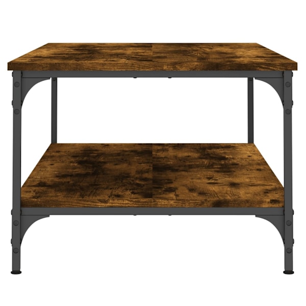 vidaXL Soffbord rökfärgad ek 100x55x40 cm konstruerat trä Brun