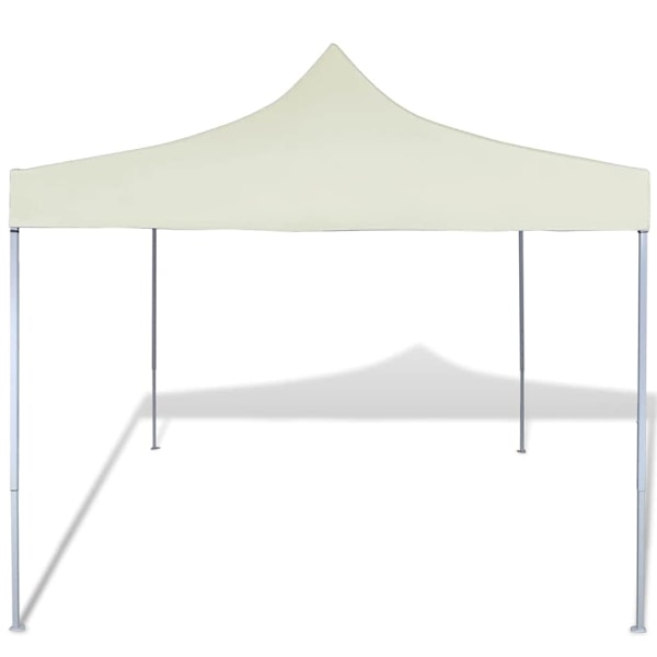 vidaXL Partytält 3 x m gräddvit Creme