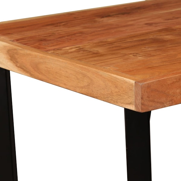 vidaXL Barbord massivt akacia 60x60x107 cm Brun
