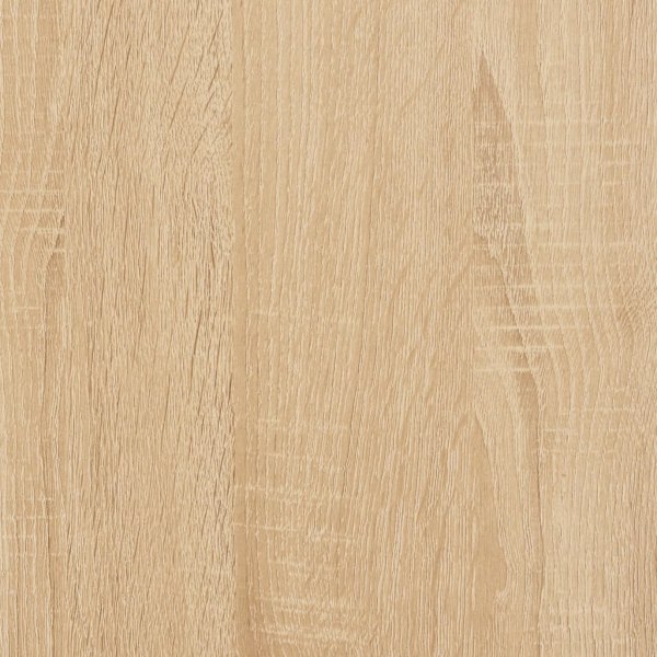 vidaXL Skänk sonoma-ek 91x29,5x75 cm konstruerat trä Brun