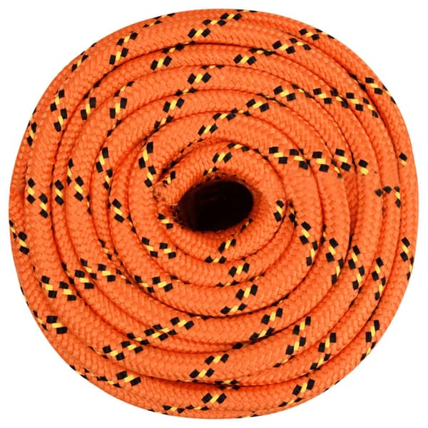 vidaXL Båtlina orange 18 mm 50 m polypropylen