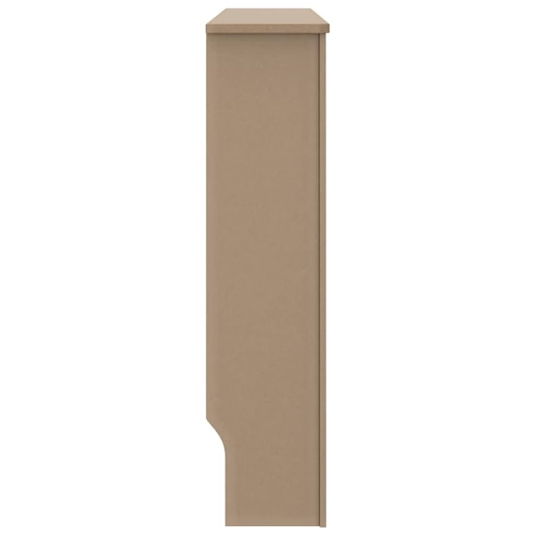 vidaXL Elementskydd 112x19x81,5 cm MDF Brun