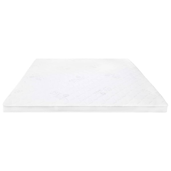 vidaXL Bäddmadrass 180x200 cm gelskum 7 cm Vit