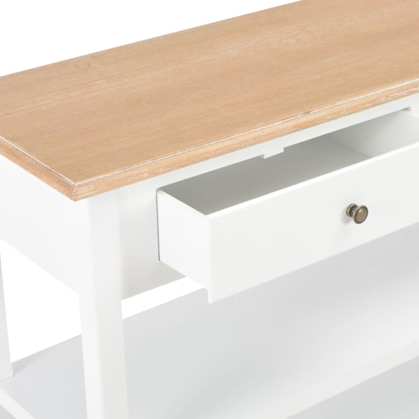 vidaXL Skänk vit 110x35x80 cm MDF Vit