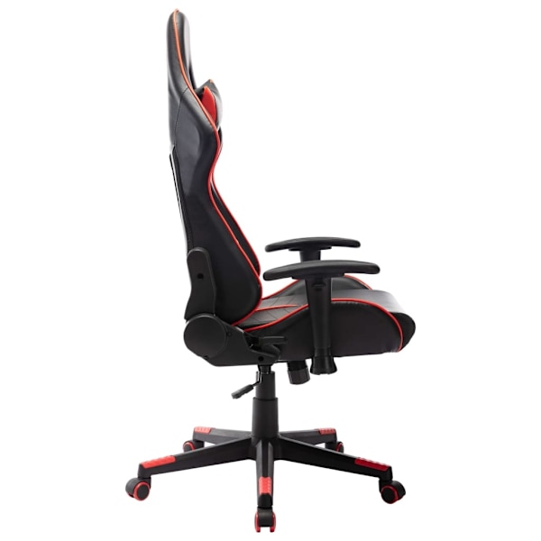 vidaXL Gamingstol svart och röd konstläder multifärg