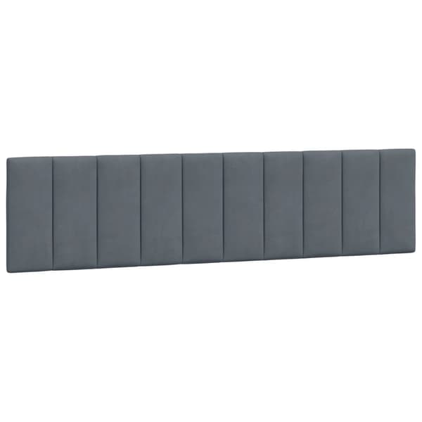 vidaXL Säng med madrass mörkgrå 200x200 cm sammet Grå
