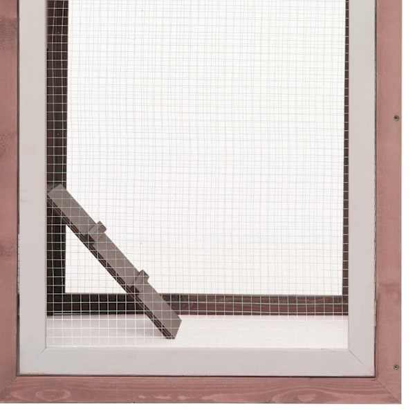 vidaXL Hönshus mocka 170x81x110 cm massiv furu & granträ Grön