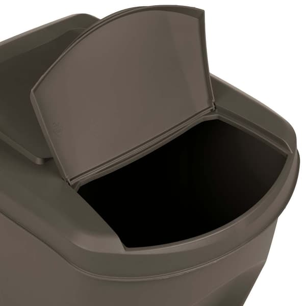 vidaXL Stapelbara soptunnor 3 st grå 75 L polypropen Grå
