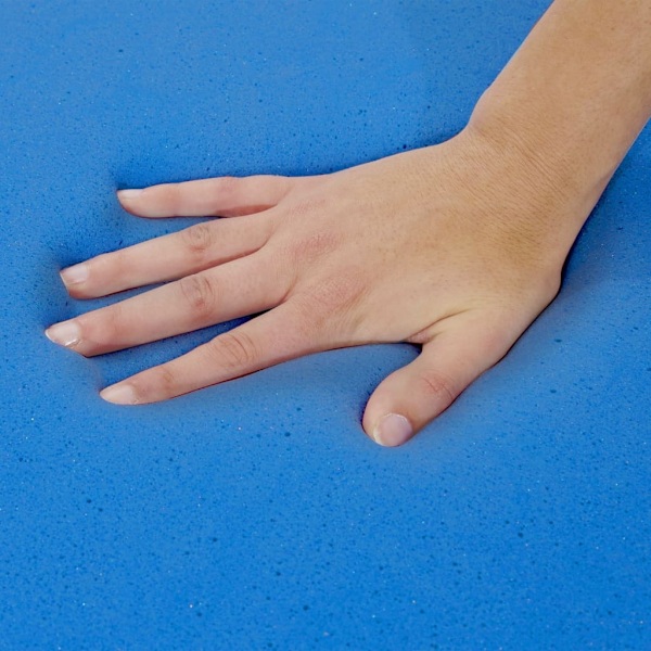 vidaXL Bäddmadrass 90x200 cm viskoelastiskt minnesskum 6 cm Vit