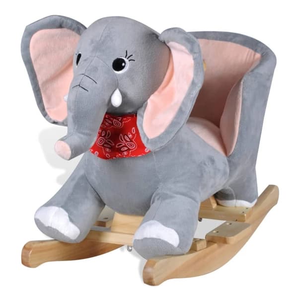 vidaXL Gungdjur elefant grå