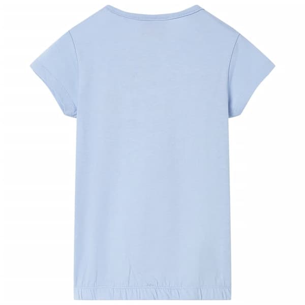 vidaXL T-shirt för barn blå 116 Blå