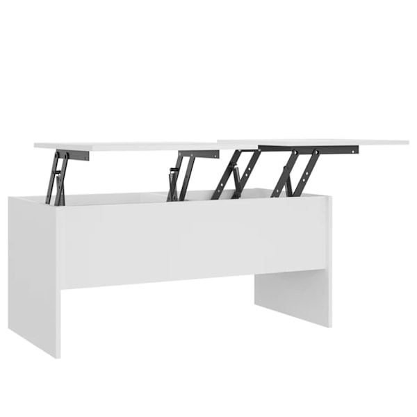 vidaXL Soffbord vit 102x50,5x46,5 cm konstruerat trä Vit