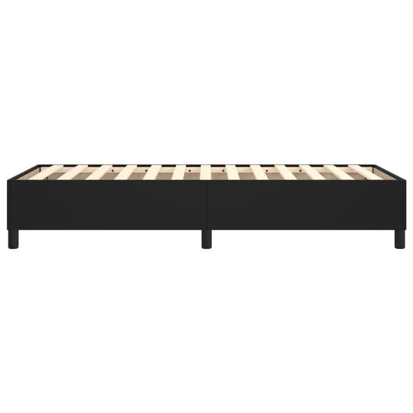 vidaXL Ramsäng svart 100x200 cm konstläder Svart