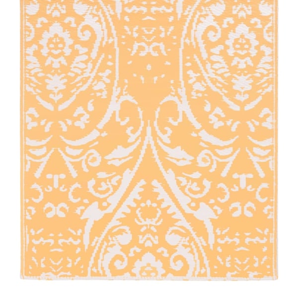 vidaXL Utomhusmatta ARAKIL orange och vit 120x180 cm PP Orange